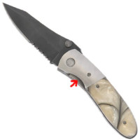 Hidden Release A O Knife SP082-MP4 Switch Blade!